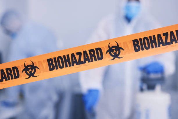 Professional Biohazard technician working in Montclair, VA